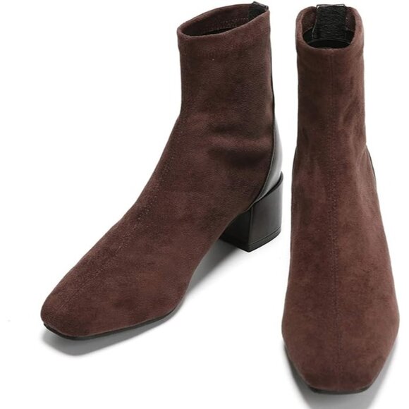 C. Paravano Chelsea Ankle Boots Eu 38 US 7 Brown New Other - Picture 1 of 11